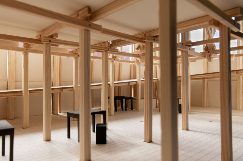 Holzpavillon